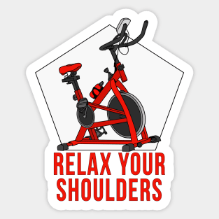 Relax your Shoulders Sticker